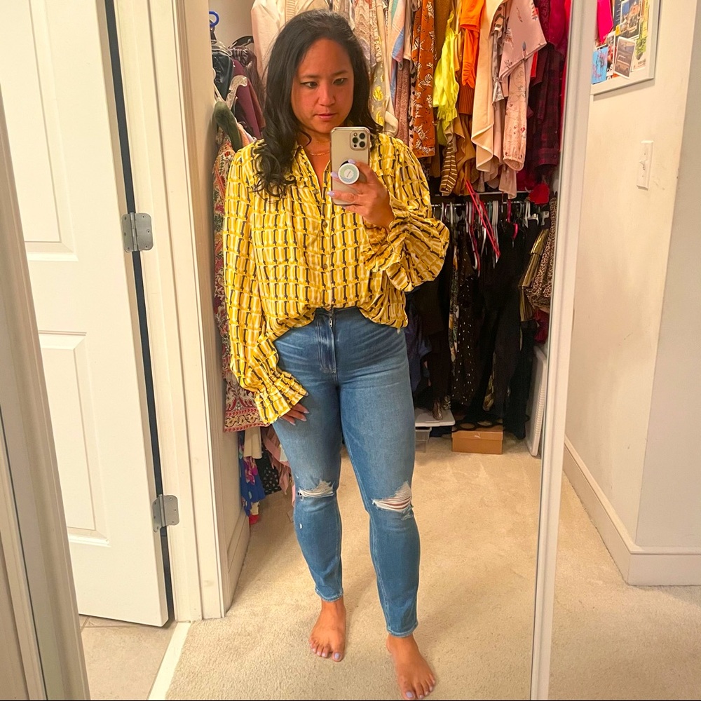 Maeve (Anthropologie) Dachshund Print Top